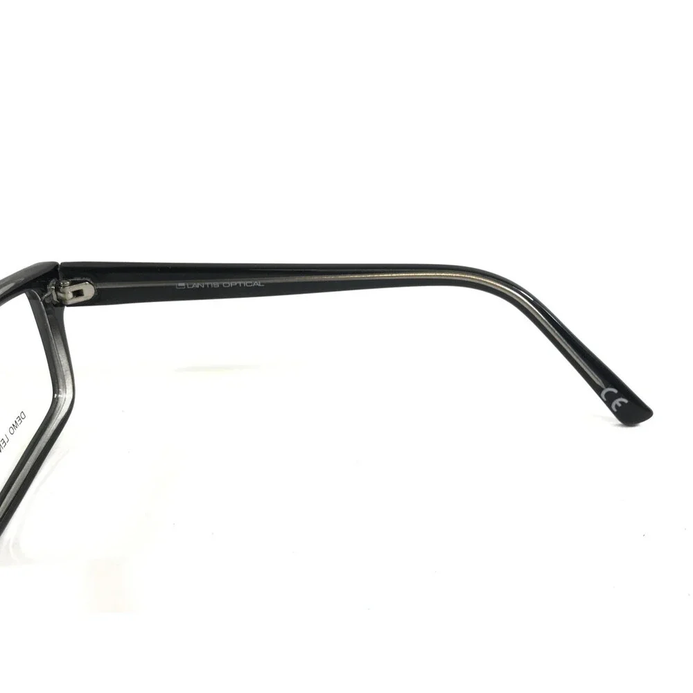 Lantis Optical Eyeglasses Frames CS L7006 BLK Black Rectangle Full Rim 55-17-140